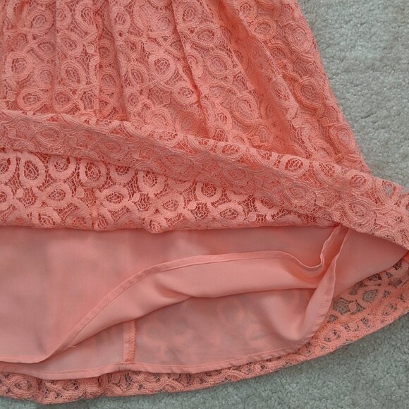 love21 by Forever 21 lace dress pink small nwt - Picture 3 of 11